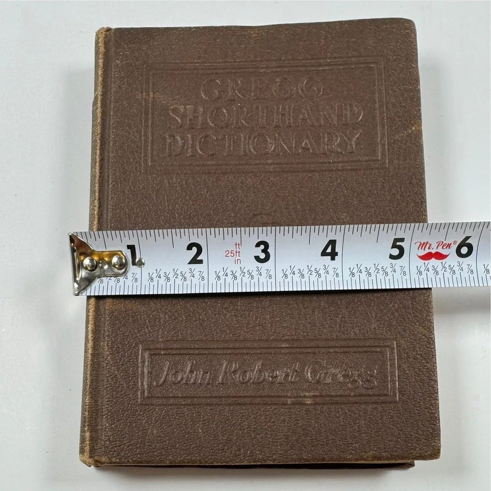 Vintage 1943 Gregg Shorthand Dictionary John Robert Gregg Hardcover Ephemera
